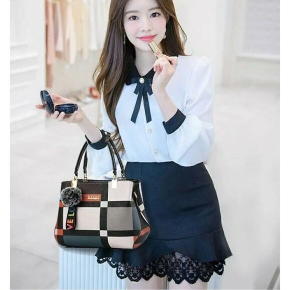 VENTO MAREA Luxury Handbag Tote PU Leather  Crossbody Bag shoulder - Picture 2 of 10